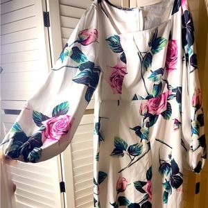 " fancy jumpsuit suitable for cocktails or formal/casual occasions.